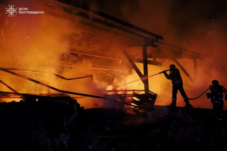 Новини України - ДСНС показала наслідки атаки дронів на Полтавщині