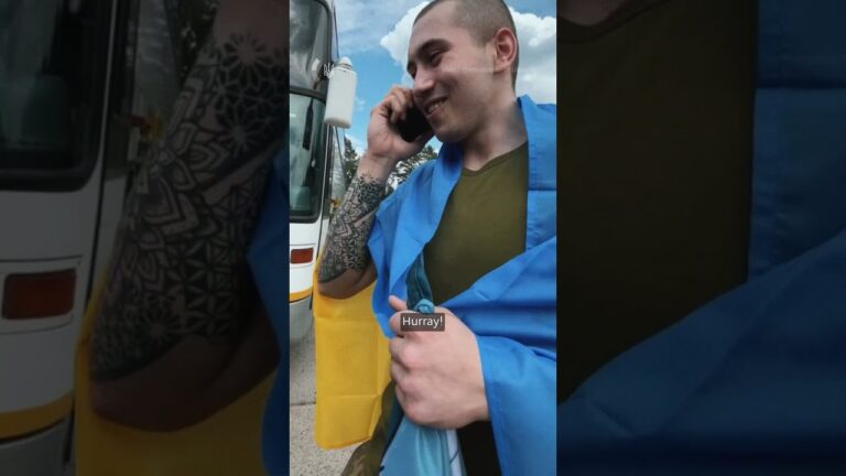 First calls of Ukrainians rescued from Russian captivity
