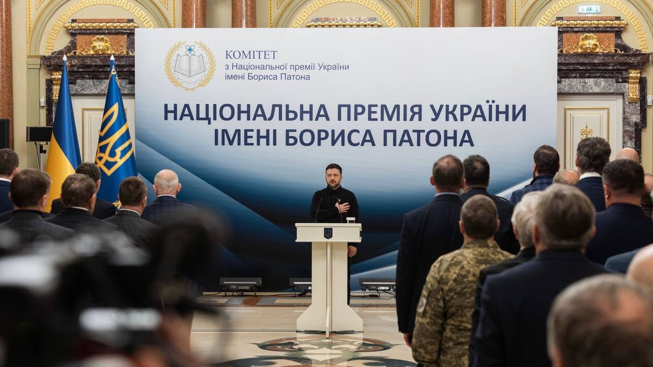 Президент вручив дипломи та почесні знаки лауреатам Національної премії України ім. Бориса Патона