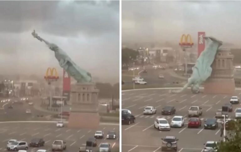 Новини світу - У Бразилії впала копія американської статуї Свободи