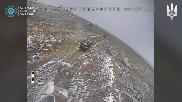 Фото для новини:Ворожа піхота під прицілом FPV-операторів «Альфи» СБУ