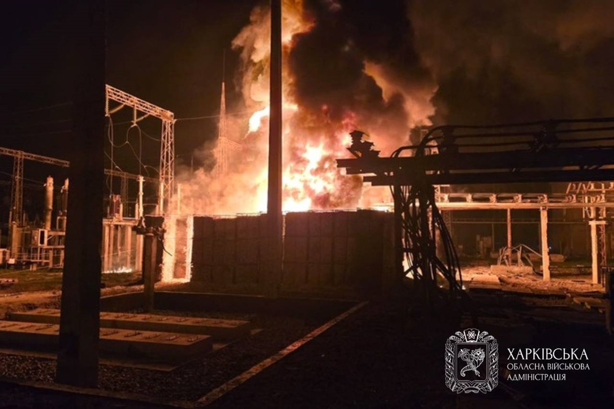 Фото для новини:Атака на Харків: 80% міста й області знеструмлені