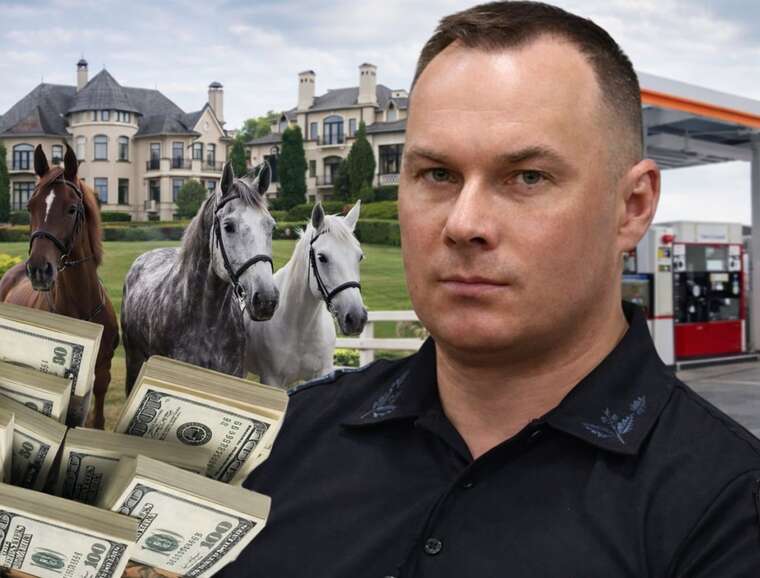 Фото для новини:АЗС, прощені борги, маєтки й елітний кінний спорт як живе голова Нацполіції Іван Вигівській та його родина