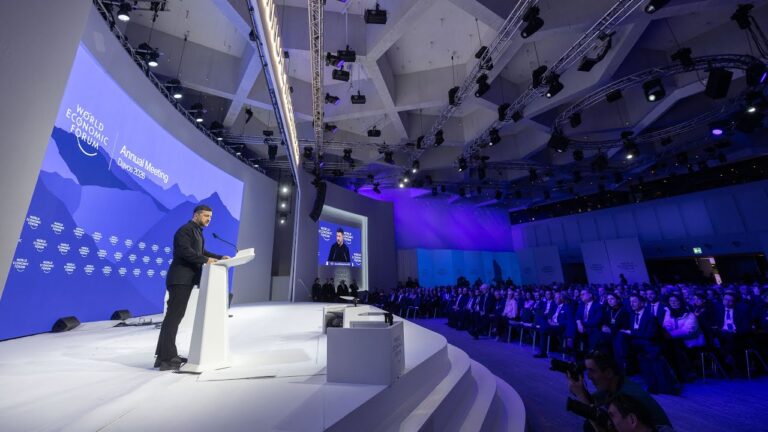 Фото для новини:Виступ Володимира Зеленського в Давосі 22.01.2026