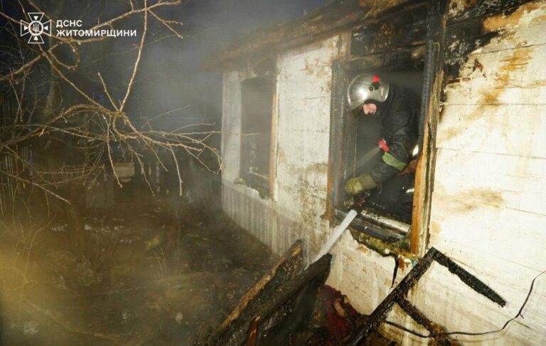 Фото для новини:На Житомирщині жінка і двоє дітей загинули під час пожежі