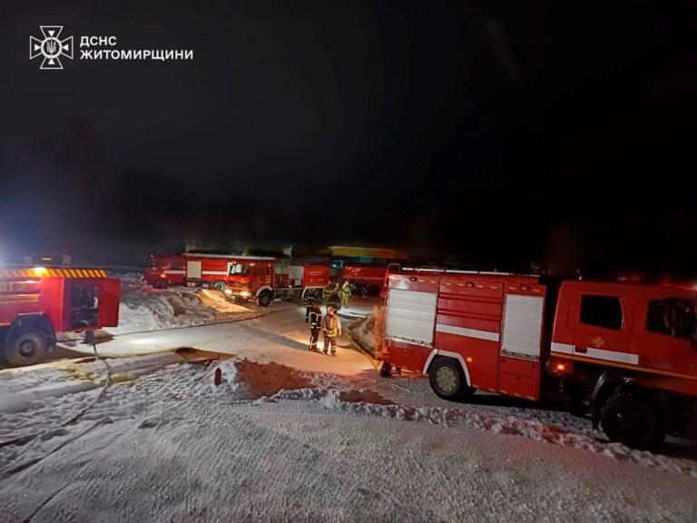 Фото для новини:РФ вдарила по об'єктах критичної інфраструктури на Житомирщині