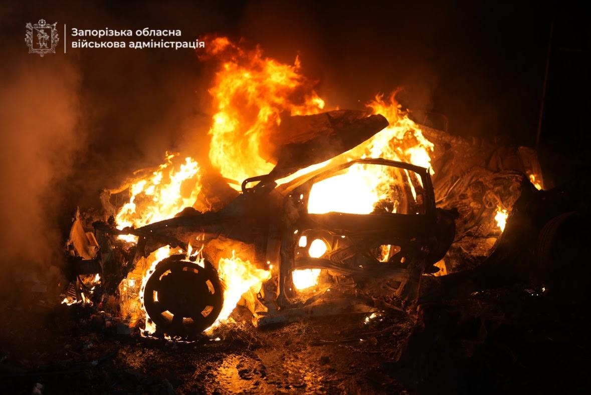 Фото для новини:Росіяни атакували Запоріжжя дронами: є жертви