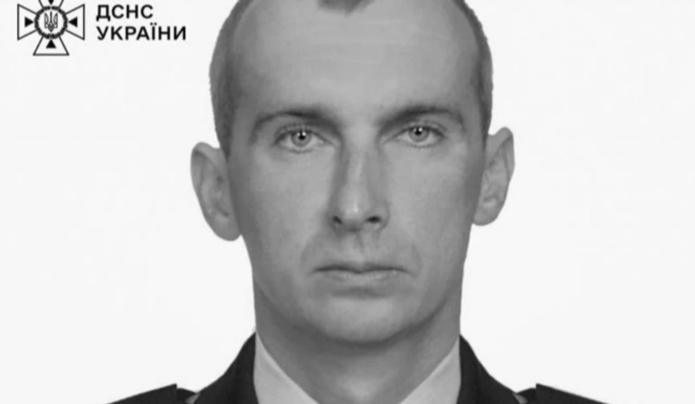 Фото для новини:У Києві помер рятувальник, який потрапив під повторний удар РФ