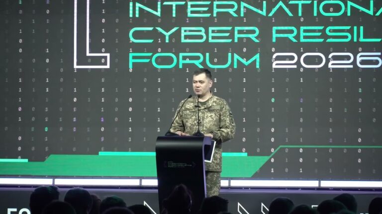 Фото для новини:Головні компоненти забезпечення кіберстійкості держави: виступ Голови Держспецзв’язку на KICRF