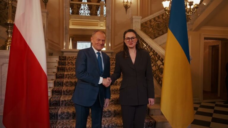 Фото для новини:05.02.2025 Юлія Свириденко провела зустріч з Премʼєр-міністром Польщі Дональдом Туском