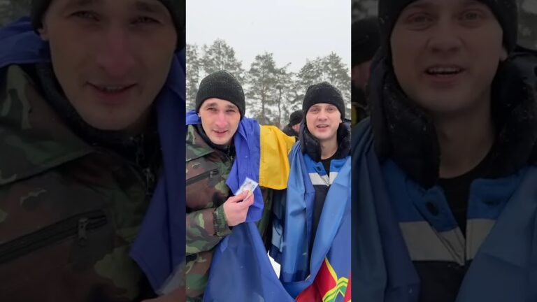 Фото для новини:Перші враження після звільнення з полону нацгвардійців