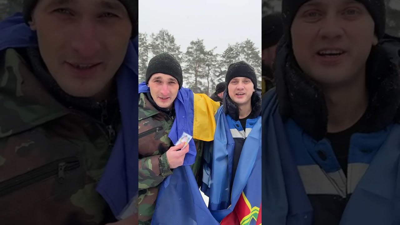Фото для новини:Перші враження після звільнення з полону нацгвардійців