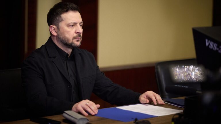 Фото для новини:Звернення Володимира Зеленського до учасників спеціальної сесії Європейського парламенту 24.02.2026