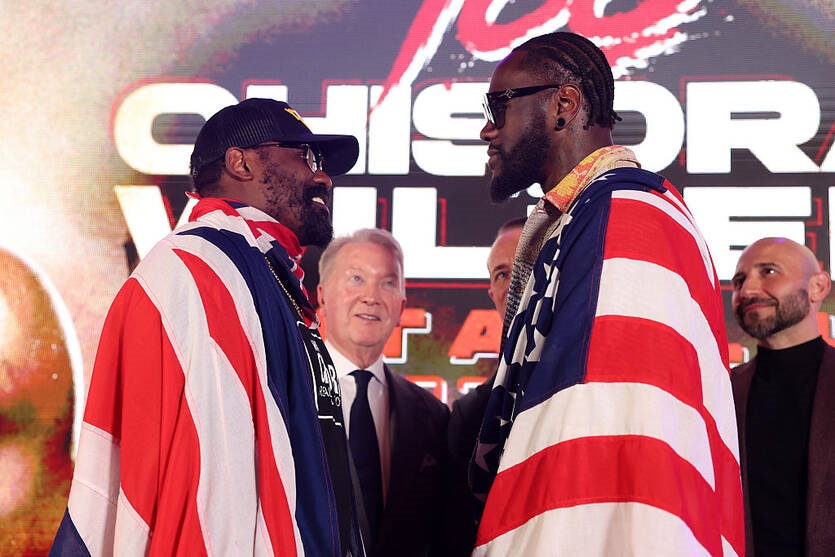 Фото для новини:Чісора і Вайлдер з'явилися перед очима Лондона