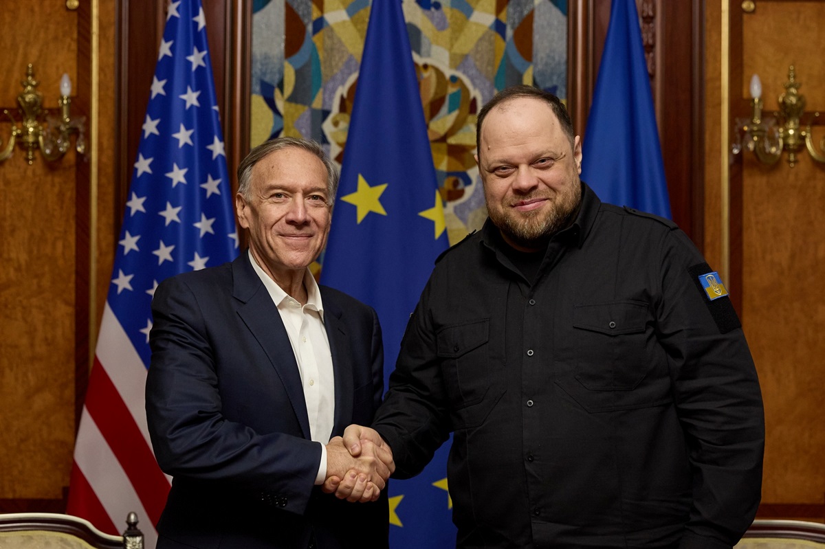 Фото для новини:До Києва з візитом прибув ексдержсекретар США Помпео