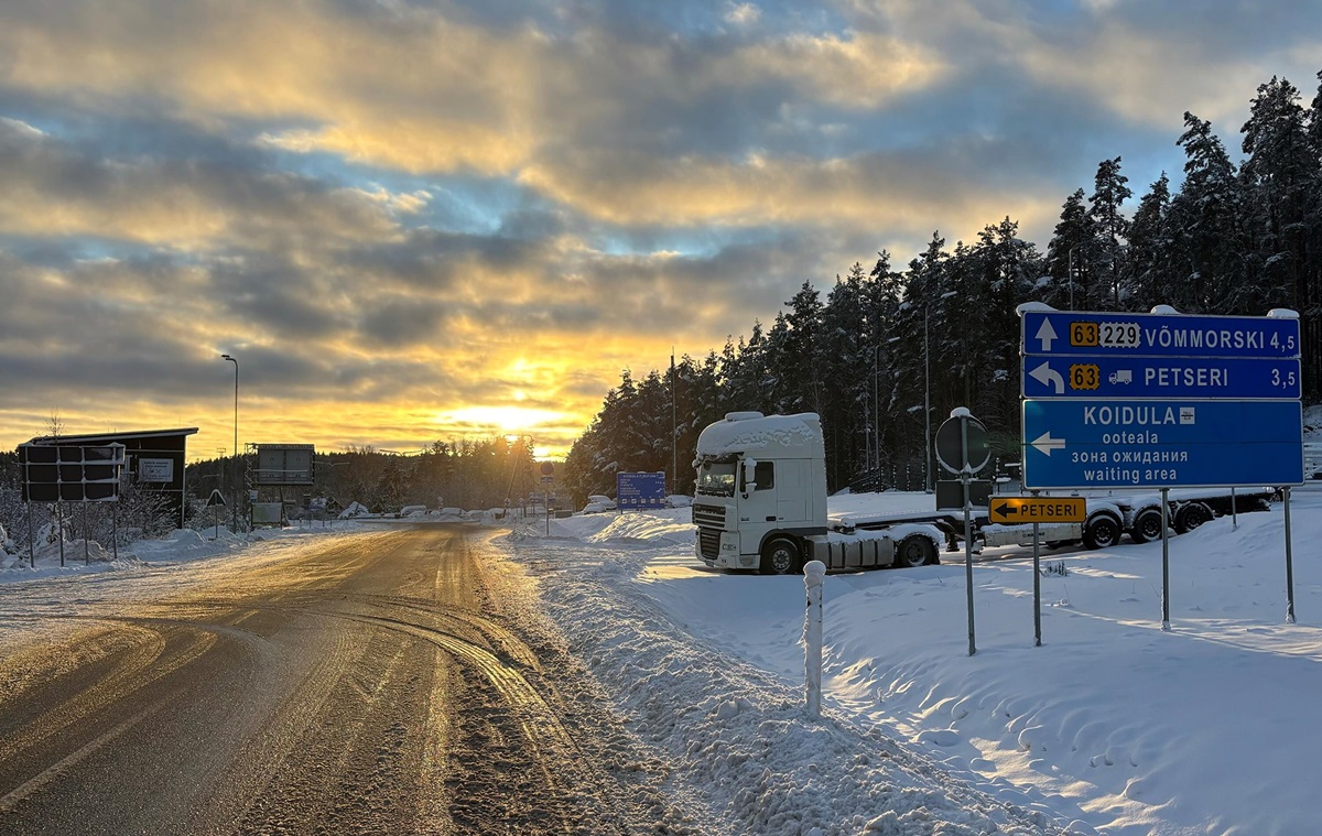 Фото для новини:Естонія тимчасово закриє нічний рух на кордоні з РФ