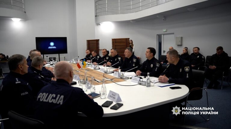 Фото для новини:Іван Вигівський провів робочу зустріч із делегацією поліції Республіки Польща