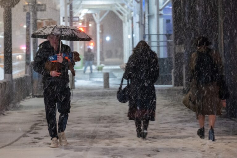 Фото для новини:Нью-Йорк накрила снігова буря, у місті зупинився транспорт