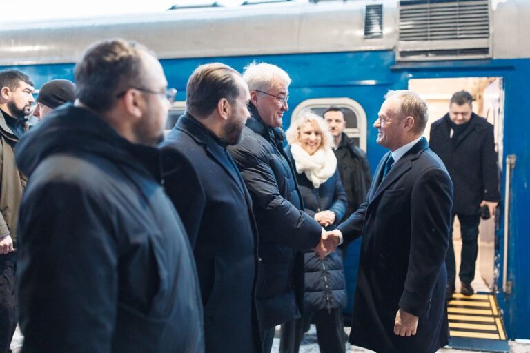 Фото для новини:Прем'єр-міністр Польщі Туск приїхав до Києва