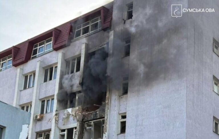 Фото для новини:"Шахеди" масовано атакували Суми, є поранені