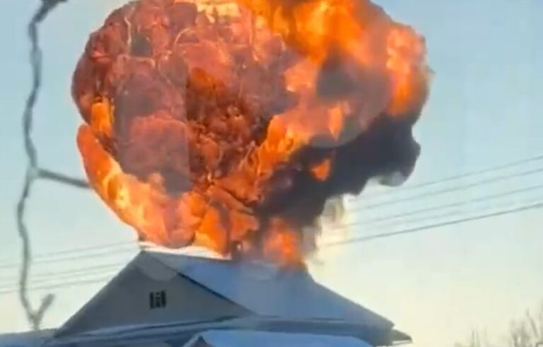 Фото для новини:У Тамбовській області РФ стався "епічний" вибух