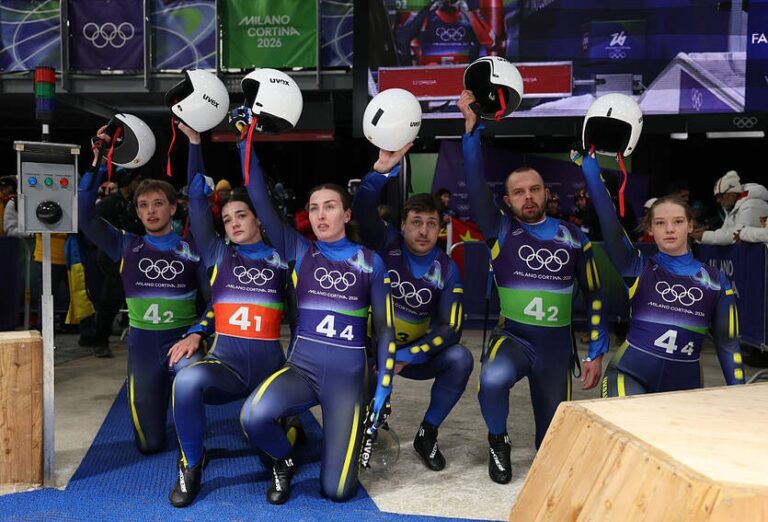 Фото для новини:У змішаній естафеті на санях Україна на Олімпіаді в Італії стала шостою