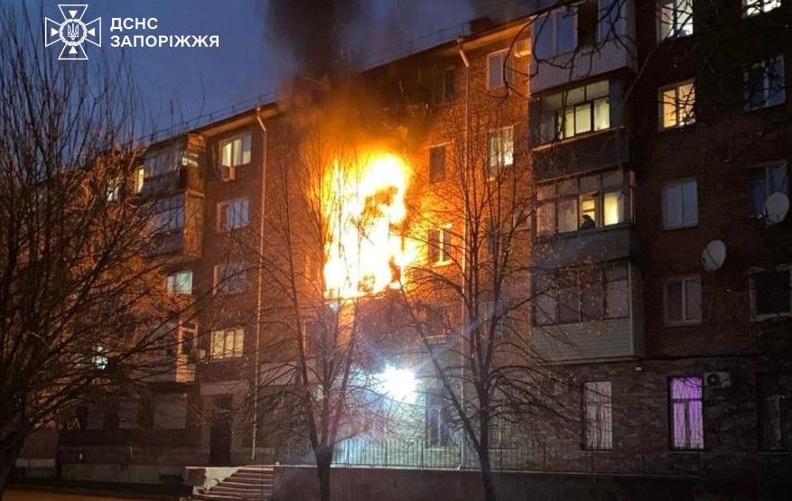 Фото для новини:Удар "шахедів" по Запоріжжю: серед постраждалих чотири дитини