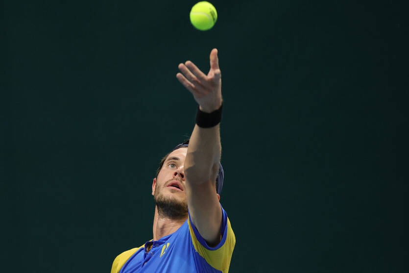 Фото для новини:Україна зазнала поразки в плейоф Кубка Девіса