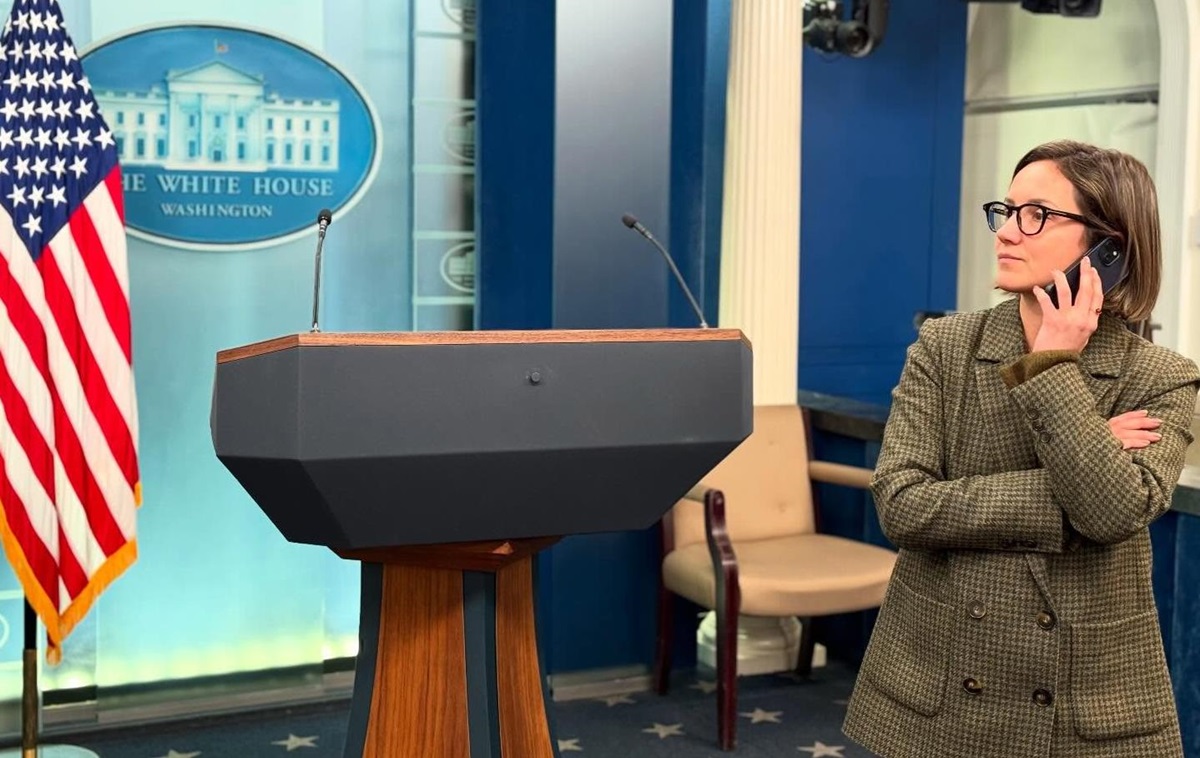Фото для новини:Українська журналістка вперше увійде до пулу Трампа