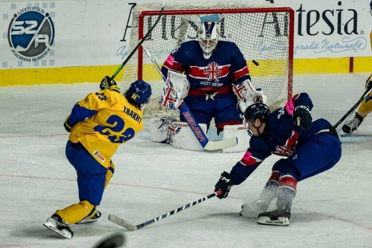 Фото для новини:Український хокей зазнав поразки від англійців у Європейському кубку націй