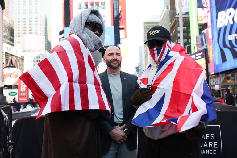 Фото для новини:Відбулася перша битва поглядів Вайлдера і Чісори перед боєм