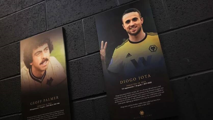 Фото для новини:Вулверхемптон офіційно додав Жоту до Зали слави клубу