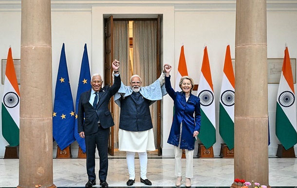 Фото для новини:ЄС та Індія підписали історичну угоду про створення зони вільної торгівлі