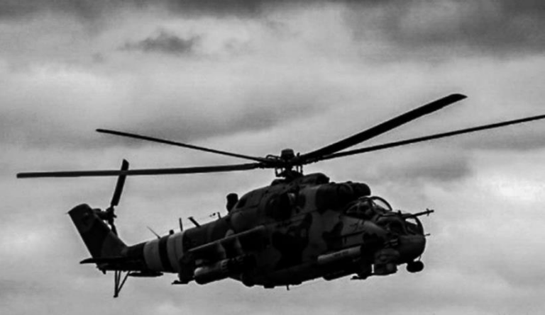 Фото для новини:Загинув екіпаж українського гелікоптера Мі-24