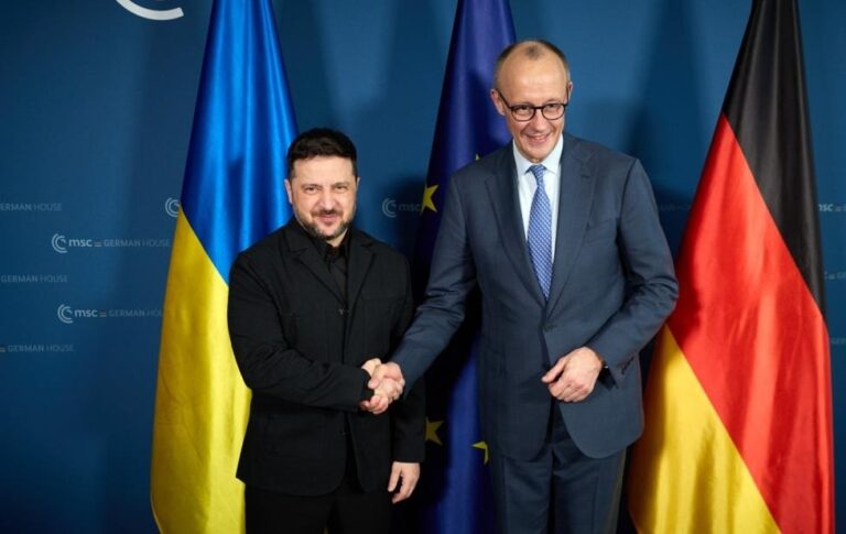 Фото для новини:Зеленський провів зустріч з Мерцом