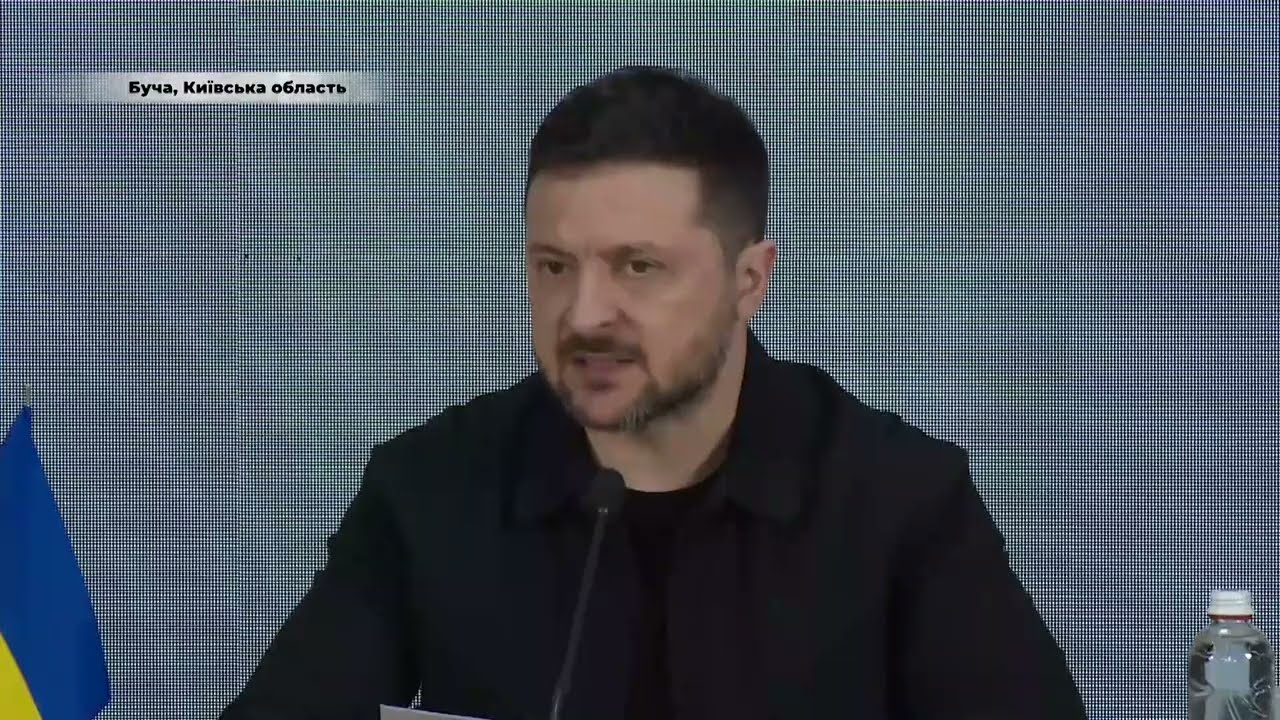 Фото для новини:Виступ Президента України Володимира Зеленського на Бучанському Саміті