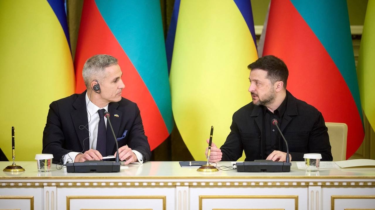 Фото для новини:Спілкування з медіа Володимира Зеленського і Премʼєр-міністра Болгарії Андрея Гюрова