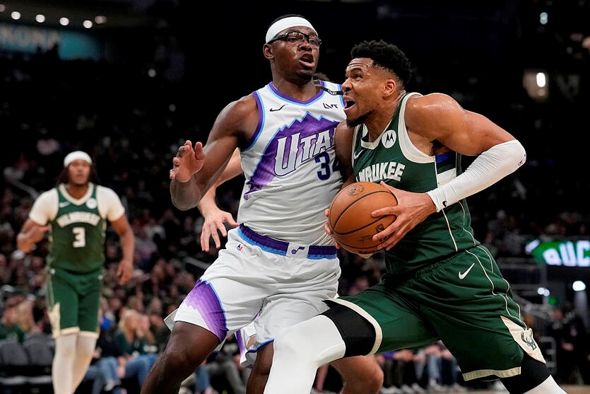 Фото для новини:НБА: Мілуокі розгромив Юту