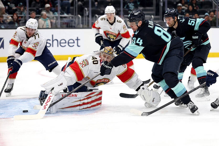 Фото для новини:НХЛ: Сіетл влаштував гольове шоу з Флоридою