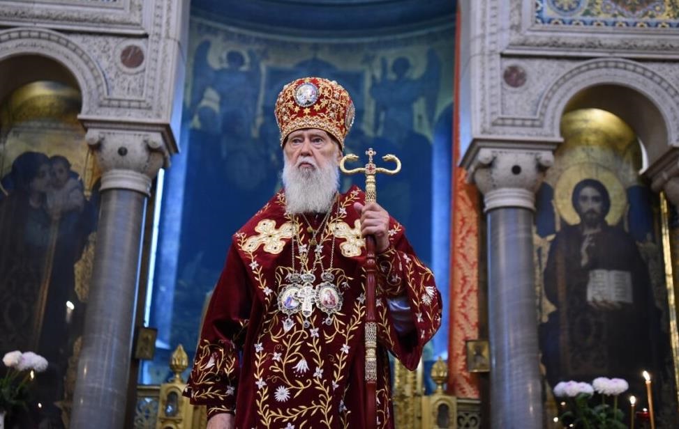Фото для новини:Патріарха Філарета госпіталізували