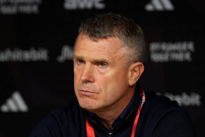 Фото для новини:Ребров виступив із проханням пробачити команду за поразку