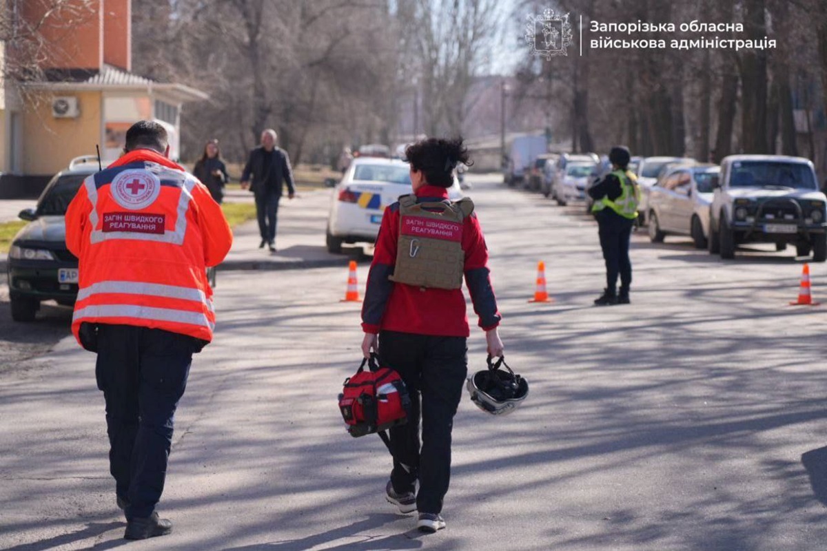 Фото для новини:Російські дрони атакували Запоріжжя