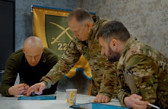 Фото для новини:Сирський відвідав Запорізький напрямок