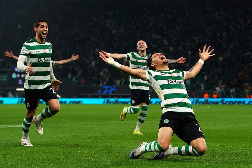 Фото для новини:Спортінг шокував Буде/Глімт камбеком і вийшов в 1/4 фіналу ЛЧ