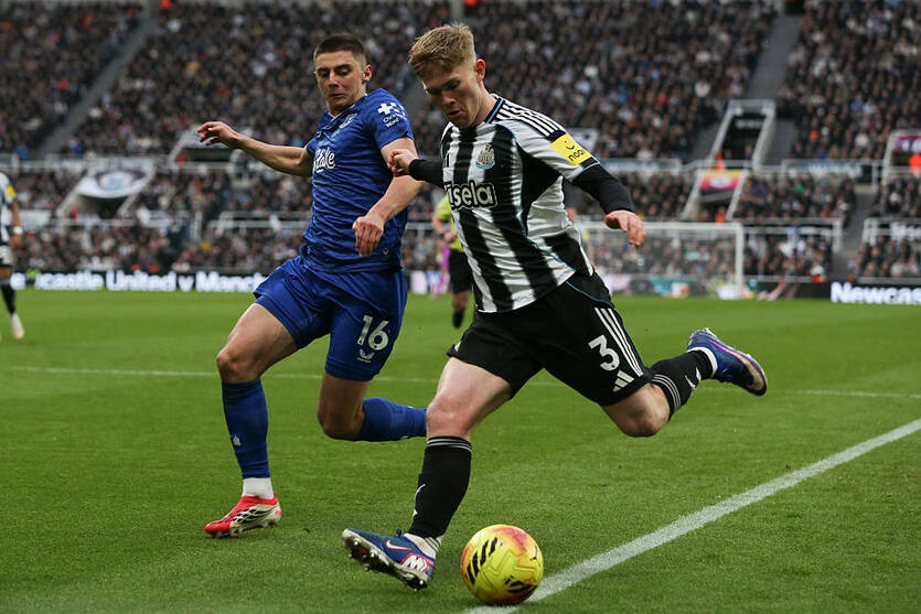 Фото для новини:Стало відомо, яку оцінку отримав Миколенко за гру проти Ньюкасла