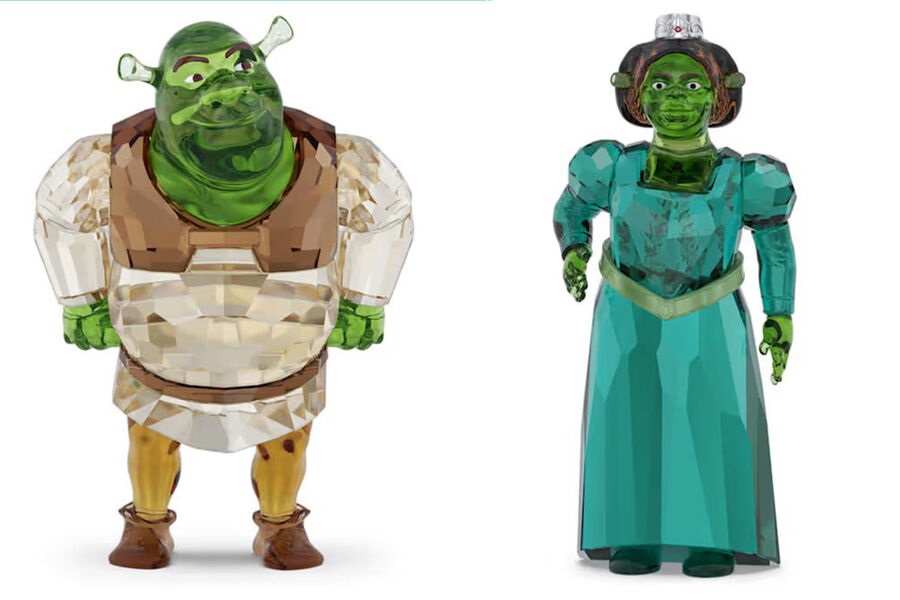 Фото для новини:Swarovski представив кришталеві фігурки героїв Шрека до 25-річчя франшизи