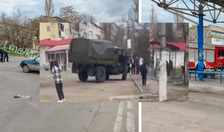 Фото для новини:У Донецьку Урал окупантів влетів у зупинку з людьми: є загиблі