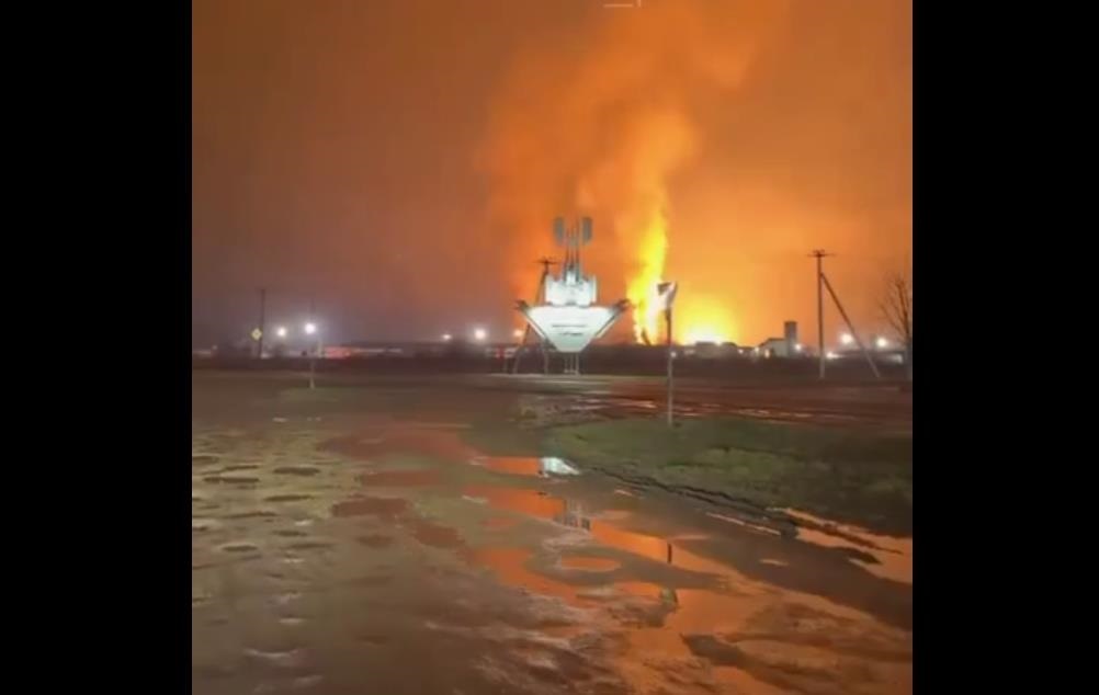 Фото для новини:Уражено важливий вузол у нафтовій логістиці РФ