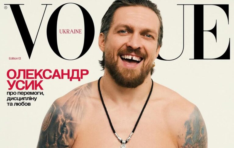 Фото для новини:Усик став обличчям весняного номера Vogue Ukraine