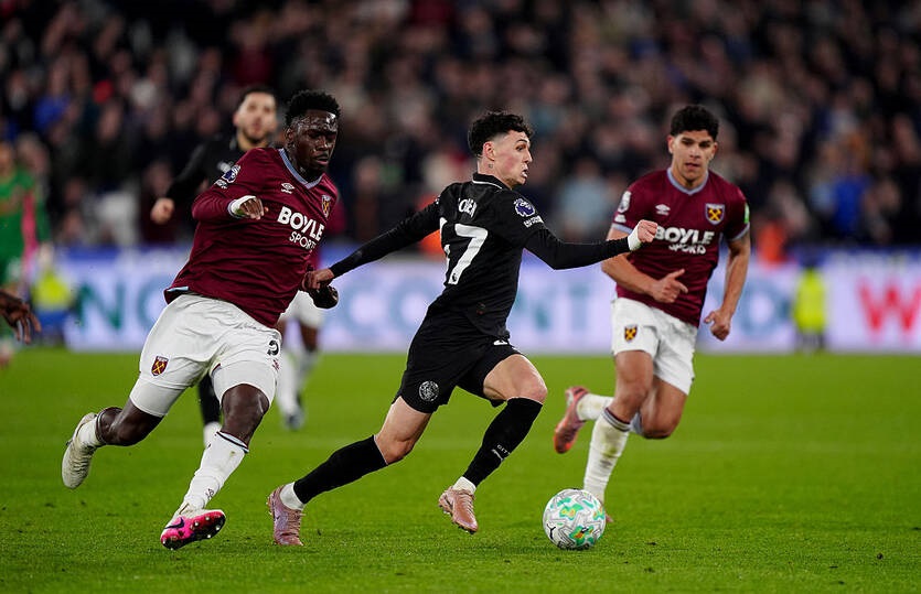 Фото для новини:Вест Гем вистояв у матчі проти Манчестер Сіті